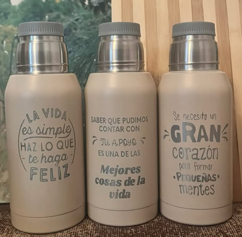 Set Termo Personalizado de 750 ml  y mate