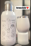 Set Termo Personalizado de 750 ml  y mate