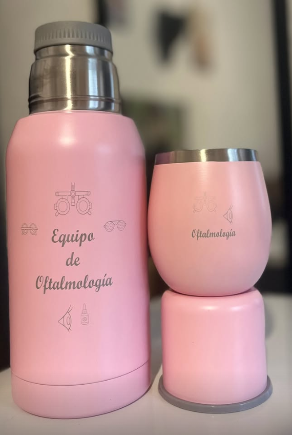 Set Termo Personalizado de 750 ml  y mate