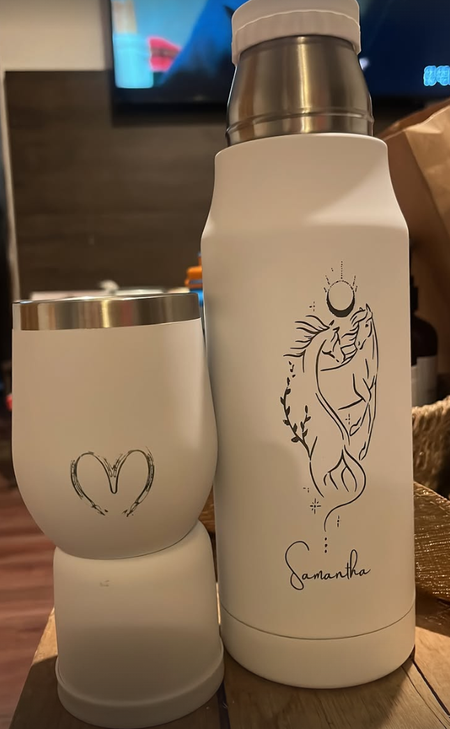 Set Termo Personalizado de 750 ml  y mate