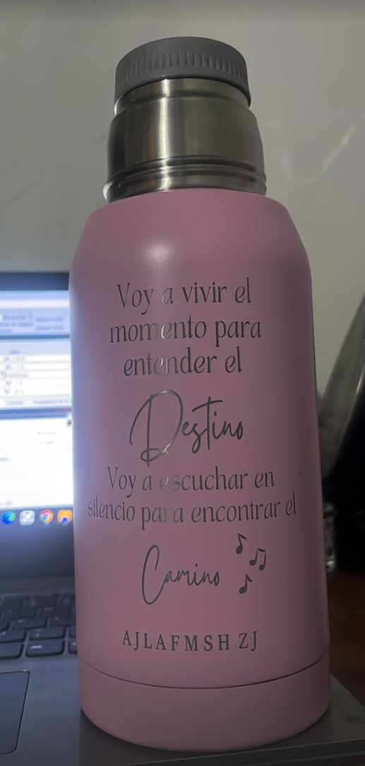 Set Termo Personalizado de 750 ml  y mate