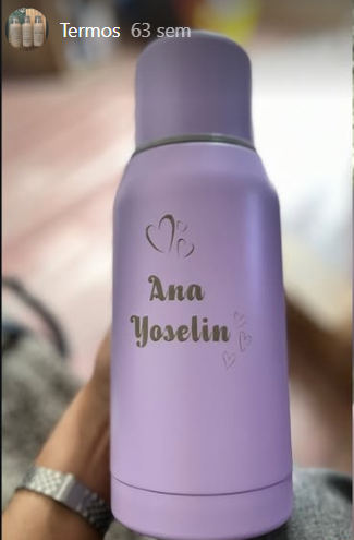 Set Termo Personalizado de 750 ml  y mate