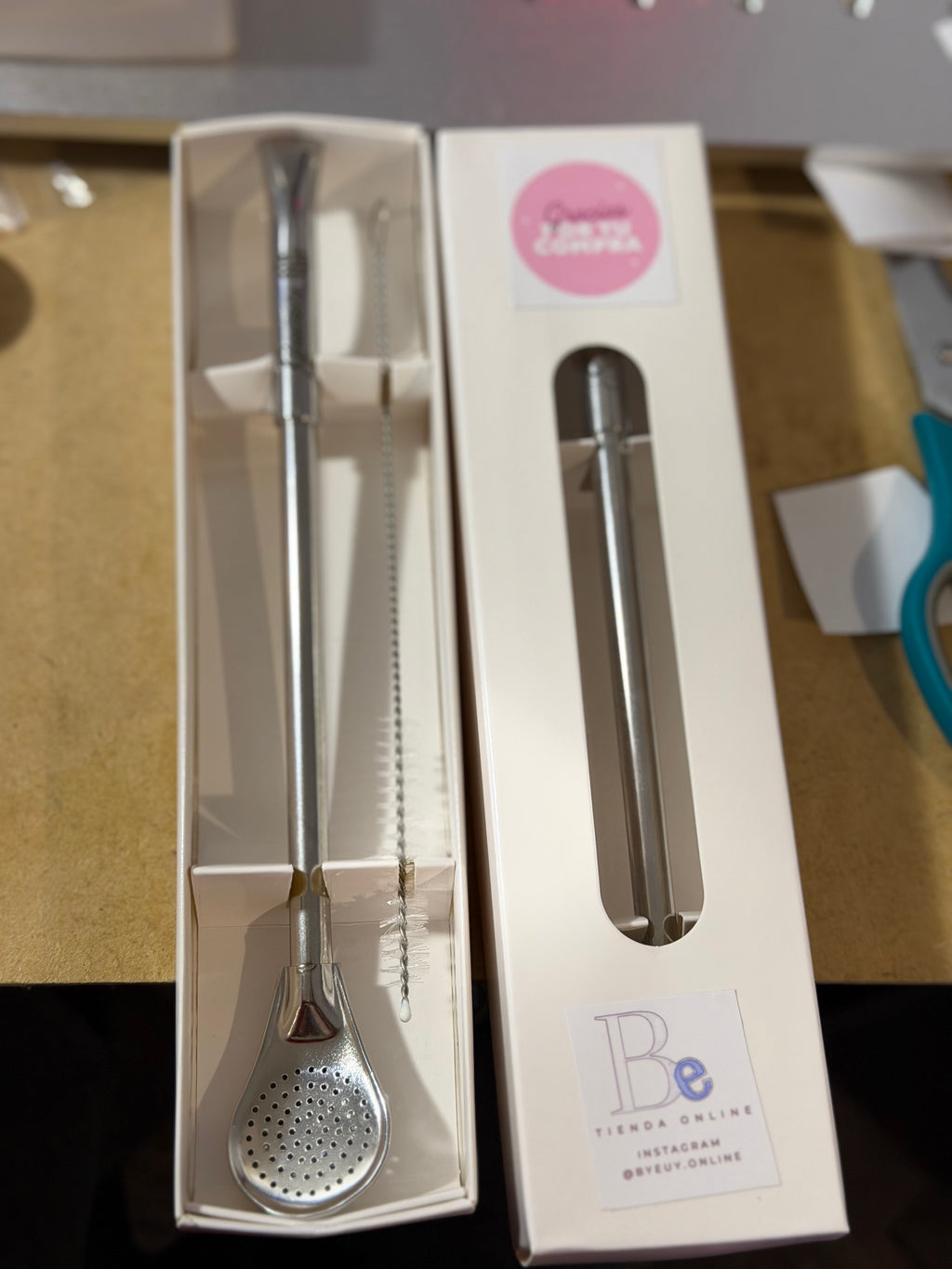 Bombilla de acero inoxidable Personalizada