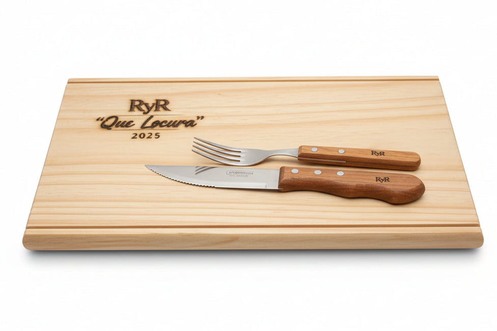 Set Tabla (2 ranuras) 35 x 25 cm mas cubiertos  Personalizados